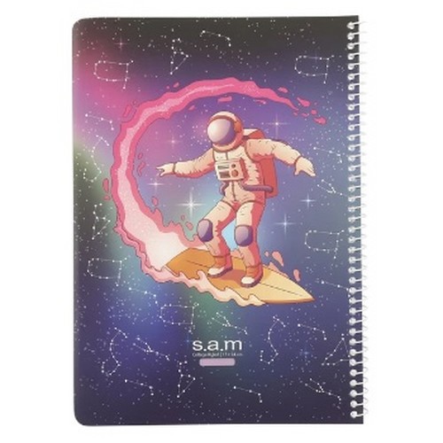 تصویر دفتر وزیری 40 برگ سیمی کلاسیک سم (طرح 8)