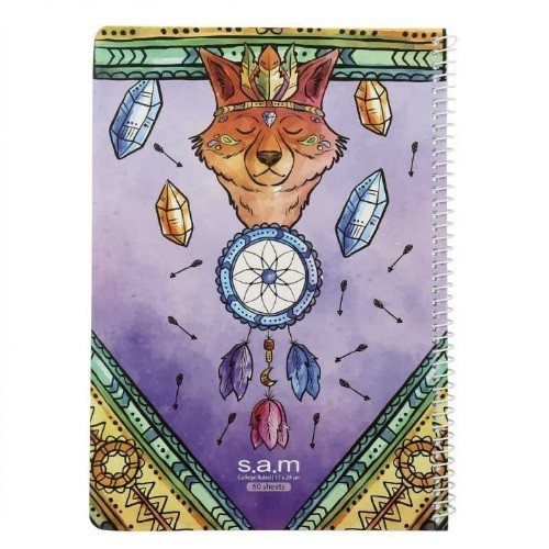 تصویر دفتر وزیری 40 برگ سیمی کلاسیک سم (طرح 9)