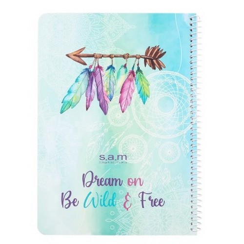 تصویر دفتر وزیری 40 برگ سیمی کلاسیک سم (طرح 17)