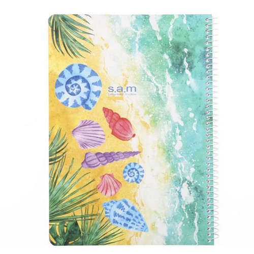 تصویر دفتر وزیری 80 برگ سیمی کلاسیک سم (طرح 14)