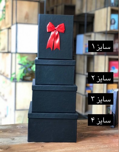 تصویر جعبه مستطیل مشکی (سایز 4)