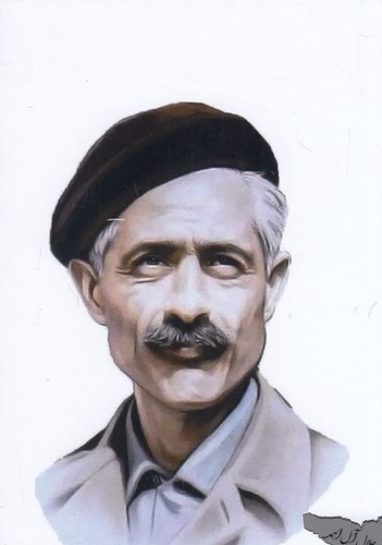 تصویر تابلو جلال آل احمد 13*18