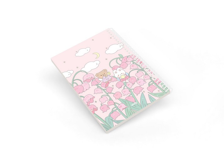 تصویر دفتر تحصیلی 40 برگ سیمی مجلد (کد 4)