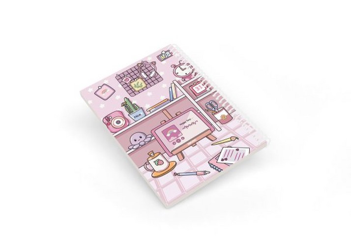 تصویر دفتر نقاشی 50 برگ سیمی مجلد (کد 2)