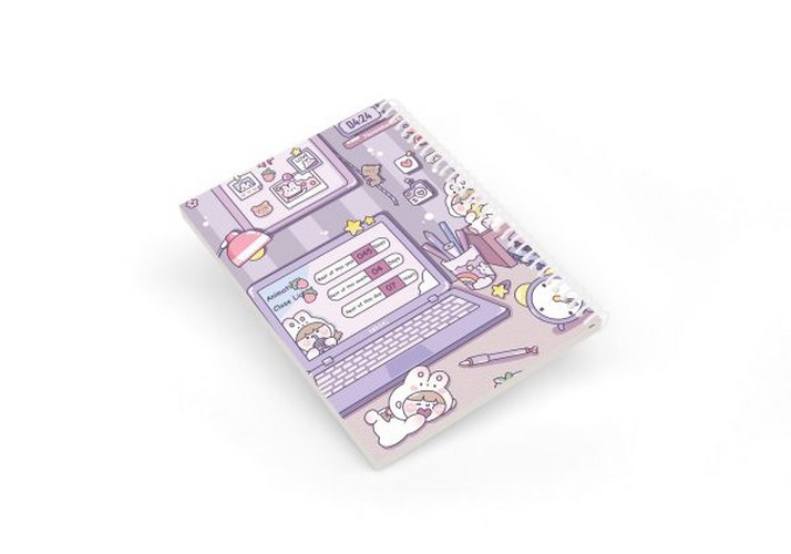 تصویر دفتر نقاشی 50 برگ سیمی مجلد (کد 3)