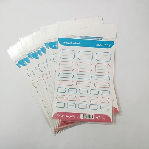 تصویر لیبل اسم کد 8