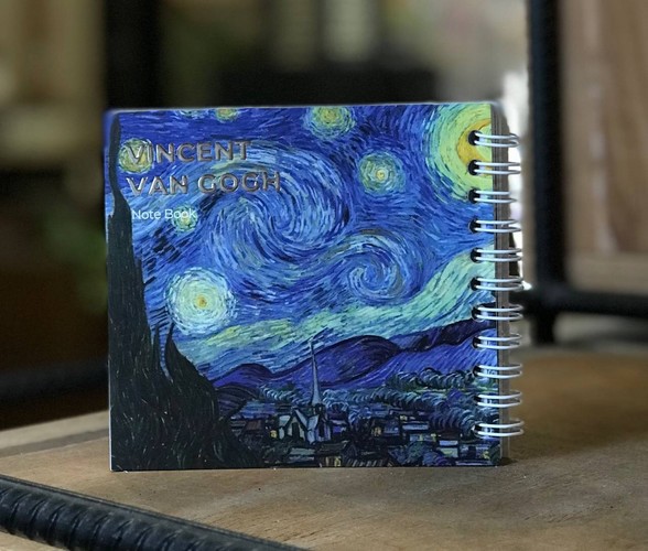 تصویر دفترچه دفتر یادداشت 11*11 سری نقاشان (کد 3)