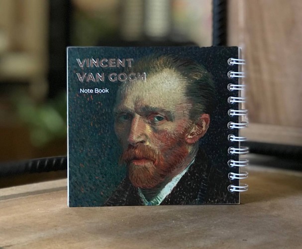 تصویر دفترچه دفتر یادداشت 11*11 سری نقاشان (کد 4)