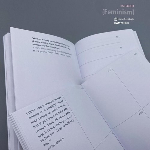 تصویر پلنر رقعی سری فمنیسم feminism (صورتی)