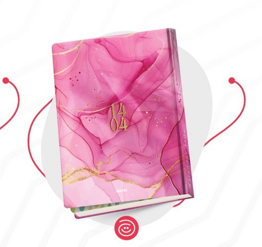 تصویر سررسید 1404 آبرنگ (کد 1)