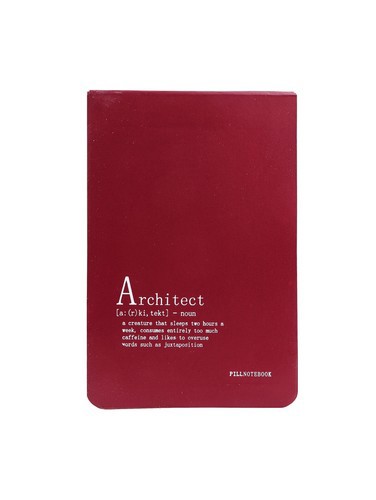 تصویر دفتر کانسپت A6 پیل (مدل Architect - آلبالویی)