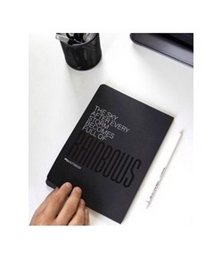 تصویر دفتر مشکی نایت جیبی (کد 2)