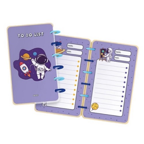 تصویر To do list فضانورد دکمه ای (کد 2)