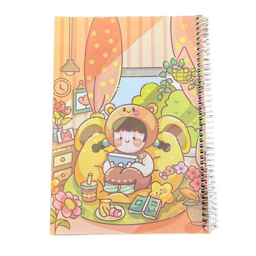 تصویر دفتر 100 برگ سیمی وزیری (آبرنگ)