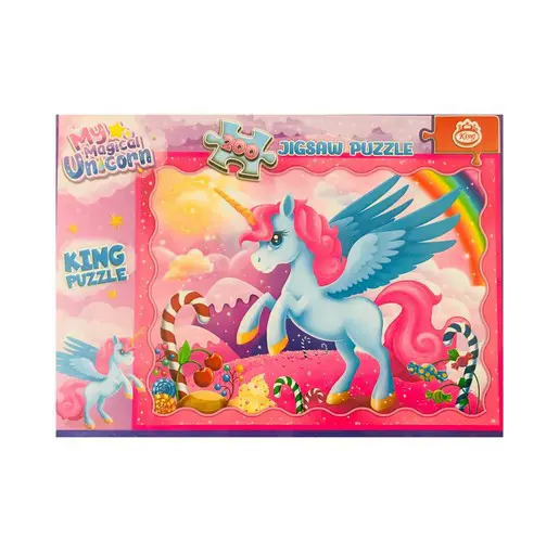 تصویر پازل 200 تکه طرح یونیکورن جادویی من 2 کد 8042