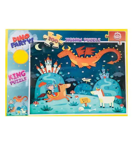 تصویر پازل 300 تکه طرح دینو پارتی کد 8043