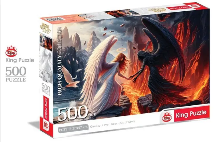 تصویر پازل 500 قطعه کینگ (طرح فرشته)