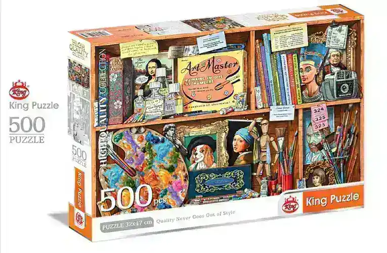 تصویر پازل 500 قطعه کینگ (طرح آثار هنرمندان)