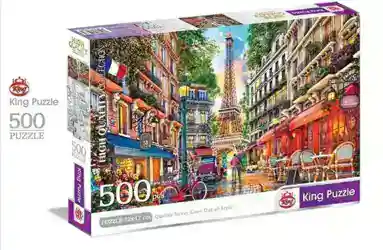 تصویر پازل 500 قطعه کینگ (طرح برج ایفل)