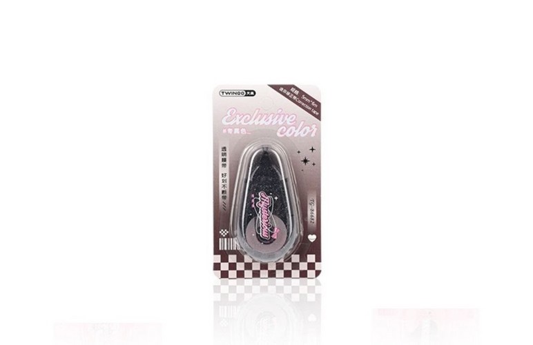 تصویر لاک غلط گیر نواری فانتزی (مشکی)