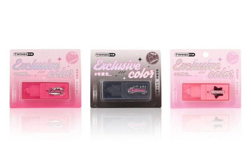 تصویر لاک غلط گیر نواری فانتزی (قرمز)