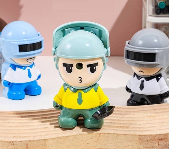 تصویر تراش رومیزی کماندو ابزاردار (زرد سبز)