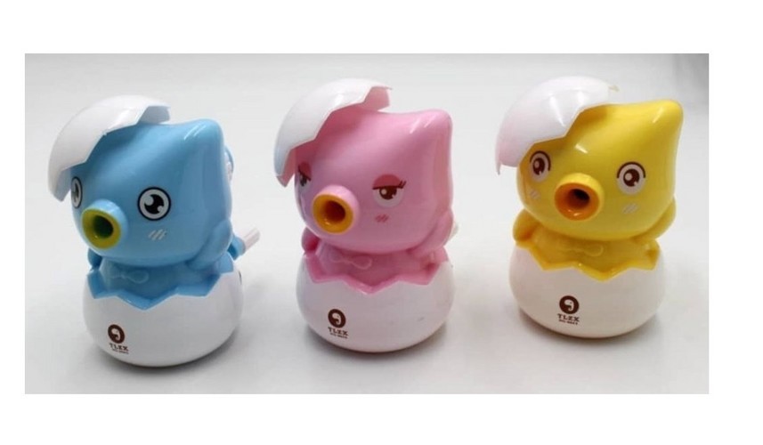 تصویر تراش رومیزی جوجه (سفید آبی)