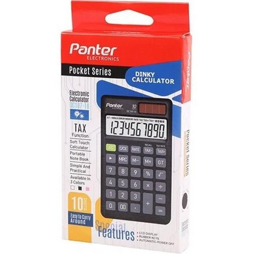 تصویر ماشین حساب 10 رقمی جیبی پنتر (DC107-10)