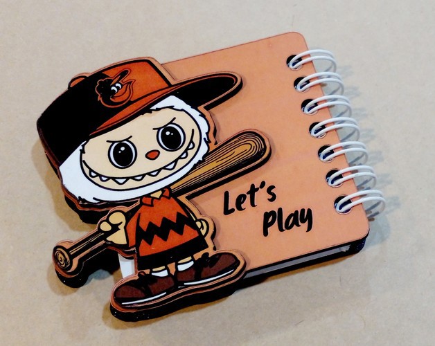 تصویر دفتر دوربر لبوبو (LETs Play) (نارنجی)