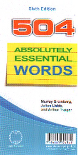 تصویر کتاب 504 واژه کاملا ضروری (متن کامل با ترجمه فارسی)
