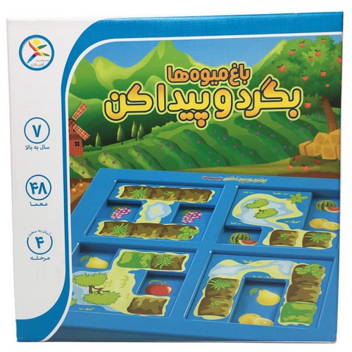 تصویر بازی فکری بگرد و پیدا کن ( باغ میوه ها )( 1نفره - بالای 7 سال)