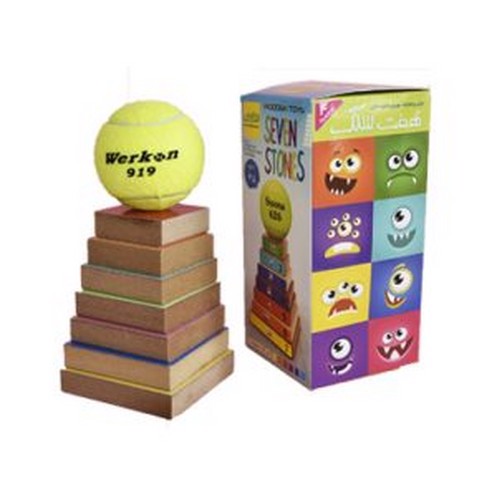 تصویر بازی فکری هفت سنگ چوبی ( بالای 6 سال)