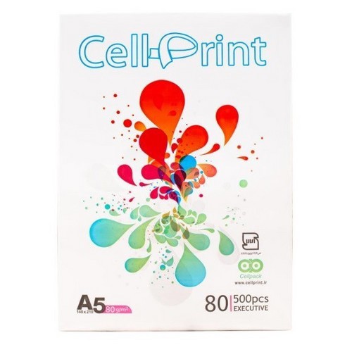 تصویر کاغذ A5 سل پرینت (بسته 500 عددی) (A5 Cell Print)