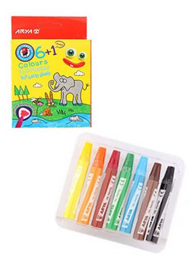 تصویر پاستل 6 رنگ مقوایی آویز دار آریا کد 2024