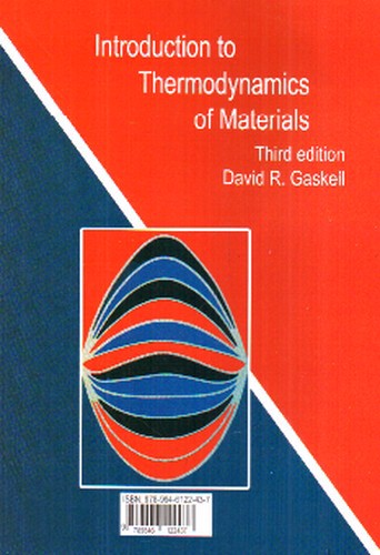 تصویر کتاب مقدمه ای بر ترمودینامیک مواد (جلد 1 - ویرایش سوم)