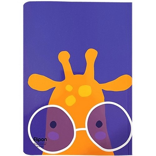 تصویر دفتر 60 برگ خط دار شومیز کلاسیک شومیز الیپون (کد 2151208)