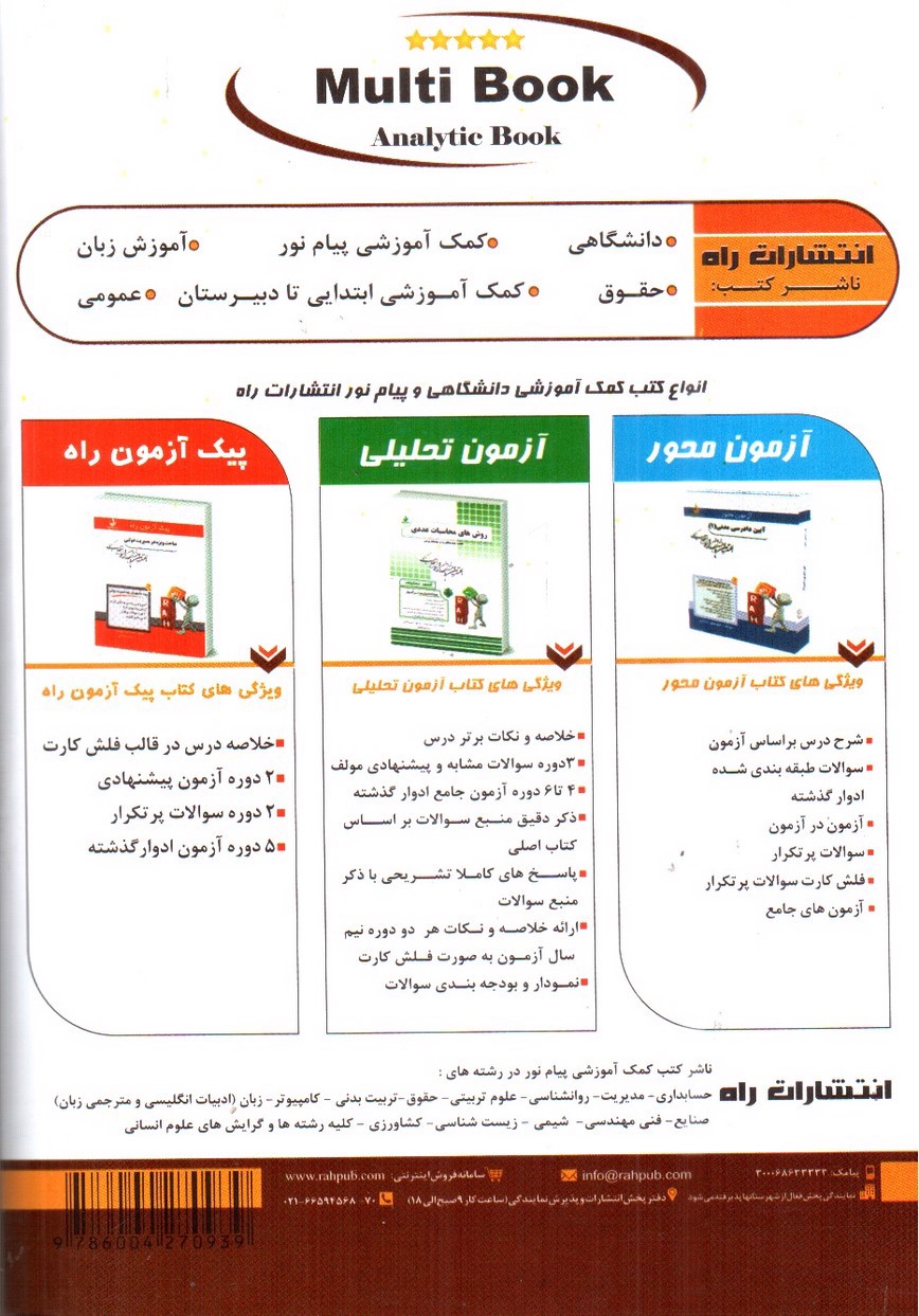 تصویر کتاب راهنمای اصول حسابداری 1(کتاب تحلیلی)