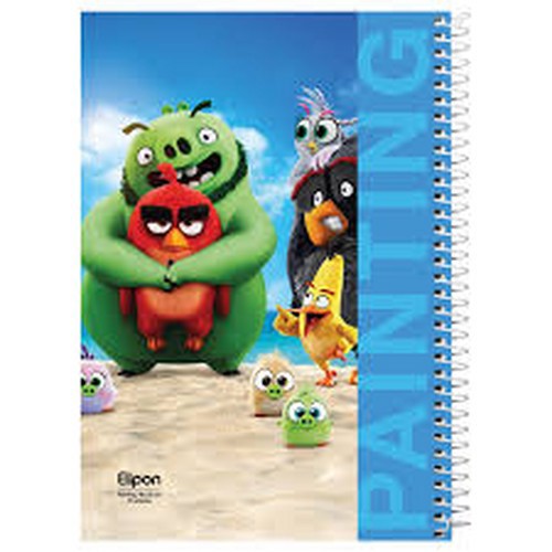 تصویر دفتر 40 برگ سیمی نقاشی کارتونی جلد نرم (کد 2521328)