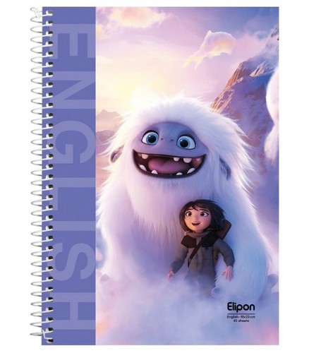 تصویر دفتر 40 برگ سیمی دو خط کارتونی جلد نرم (کد 2571334)