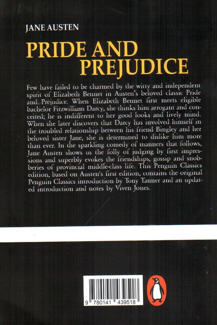 تصویر کتاب pride and prejudice