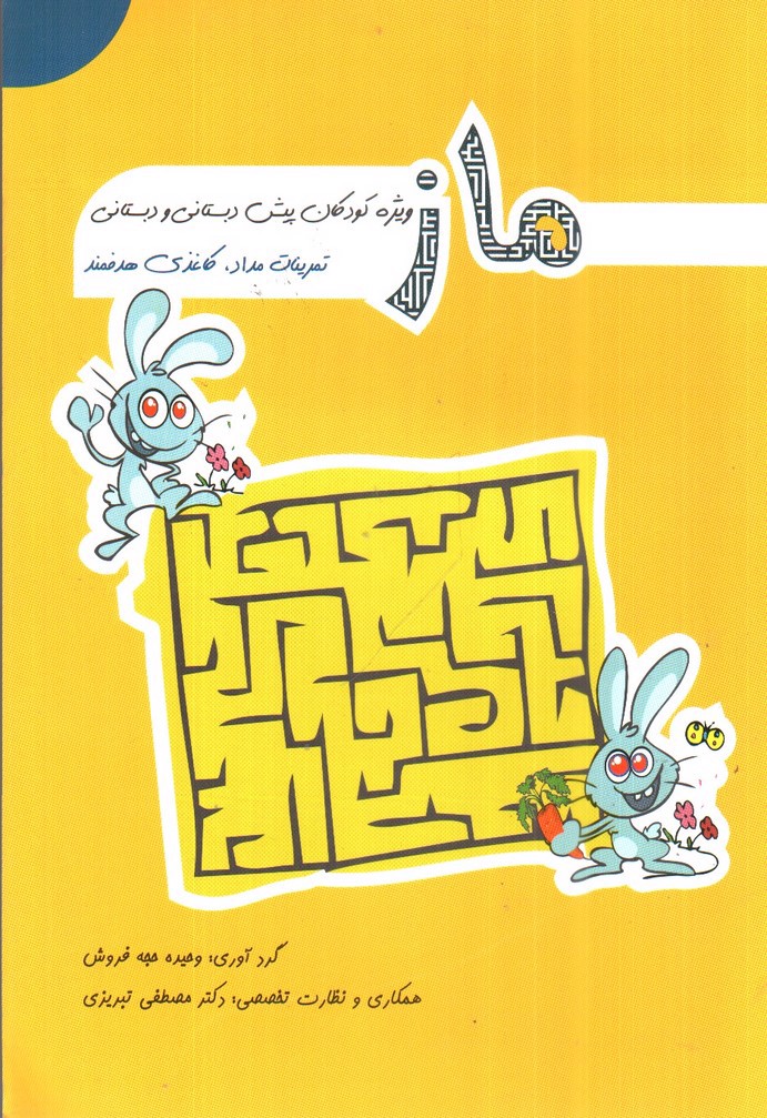 تصویر کتاب ماز تمرینات مداد ویژه کودکان پیش دبستانی و دبستانی 