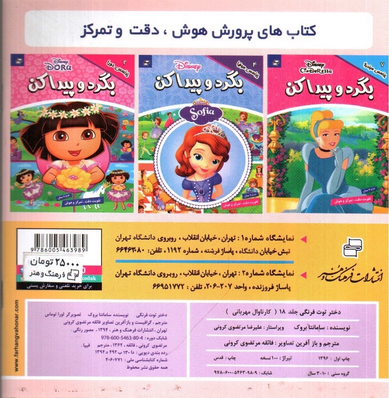 تصویر کتاب کارناوال مهربانی ( دختر توت فرنگی 18)