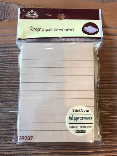 تصویر اسکول فنس یادداشت سربرچسب دار کرافت 9287