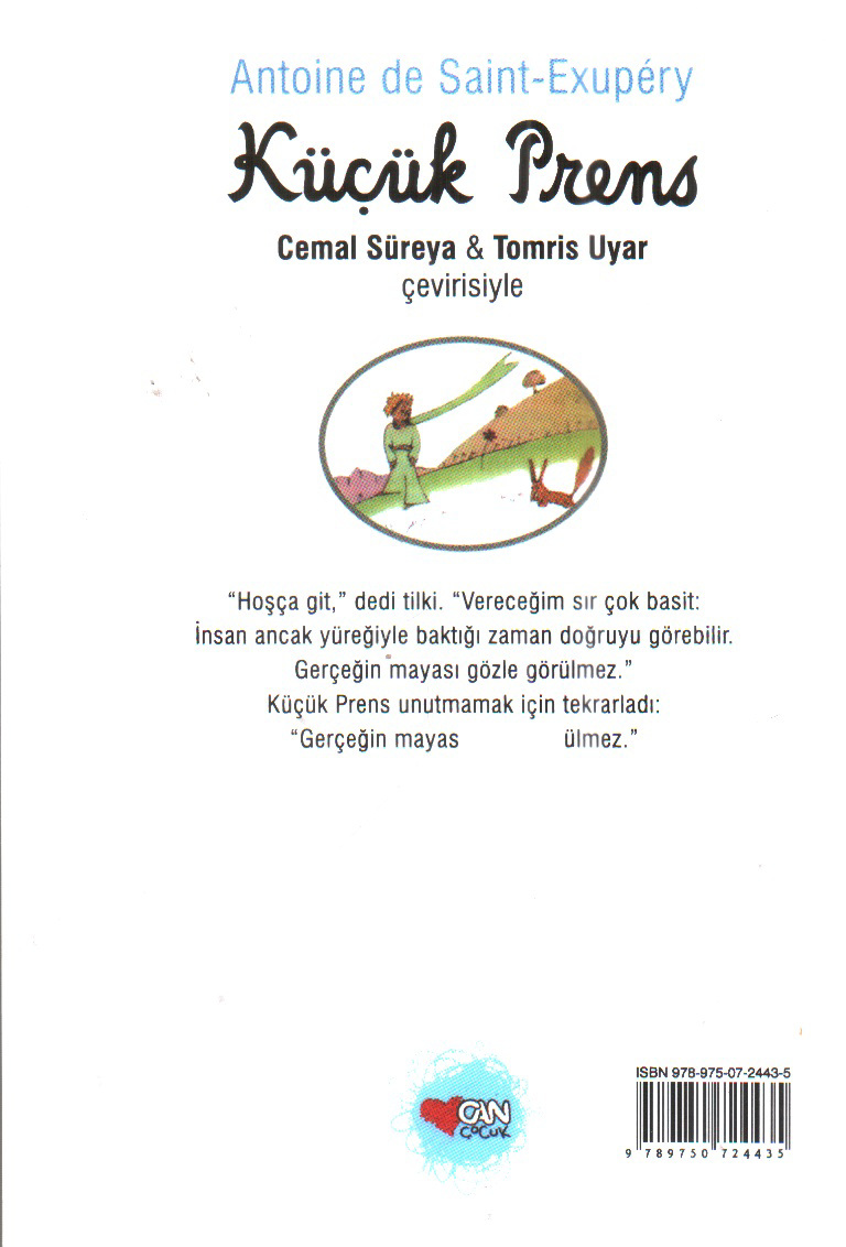 تصویر کتاب Kuchk prens (شازده کوچولو) (ترکی استانبولی)